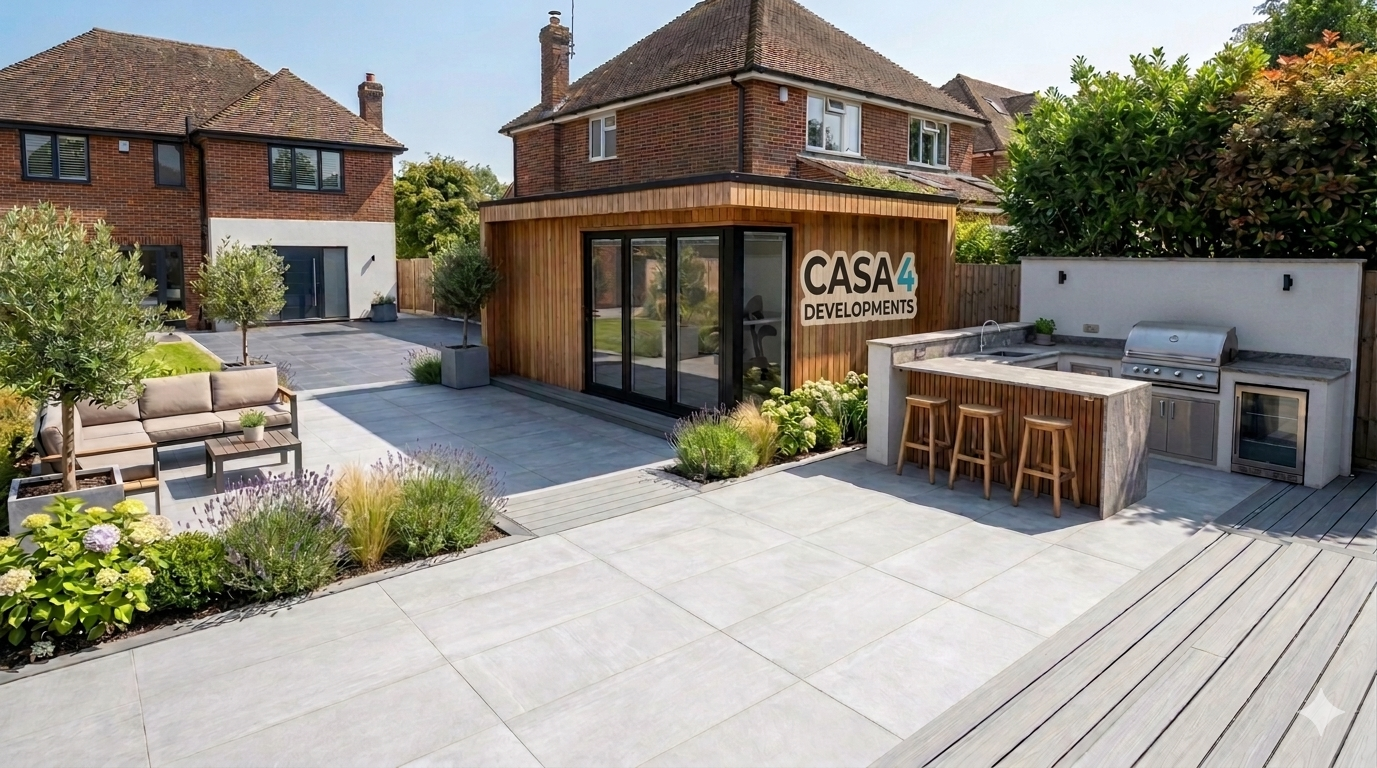 Home extension by Casa4 Developments